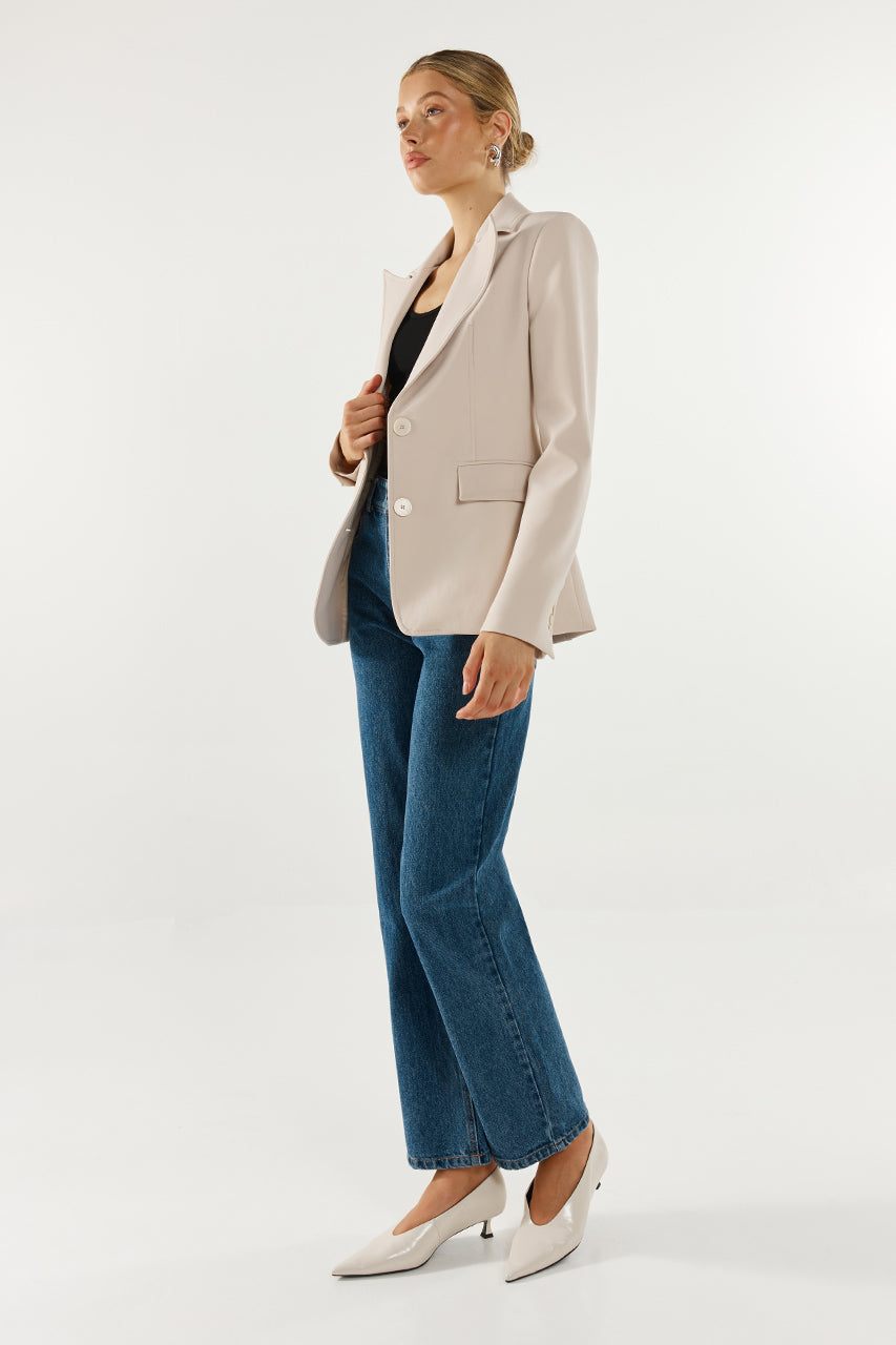 Vienna Blazer | Chalk