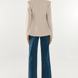 Vienna Blazer | Chalk
