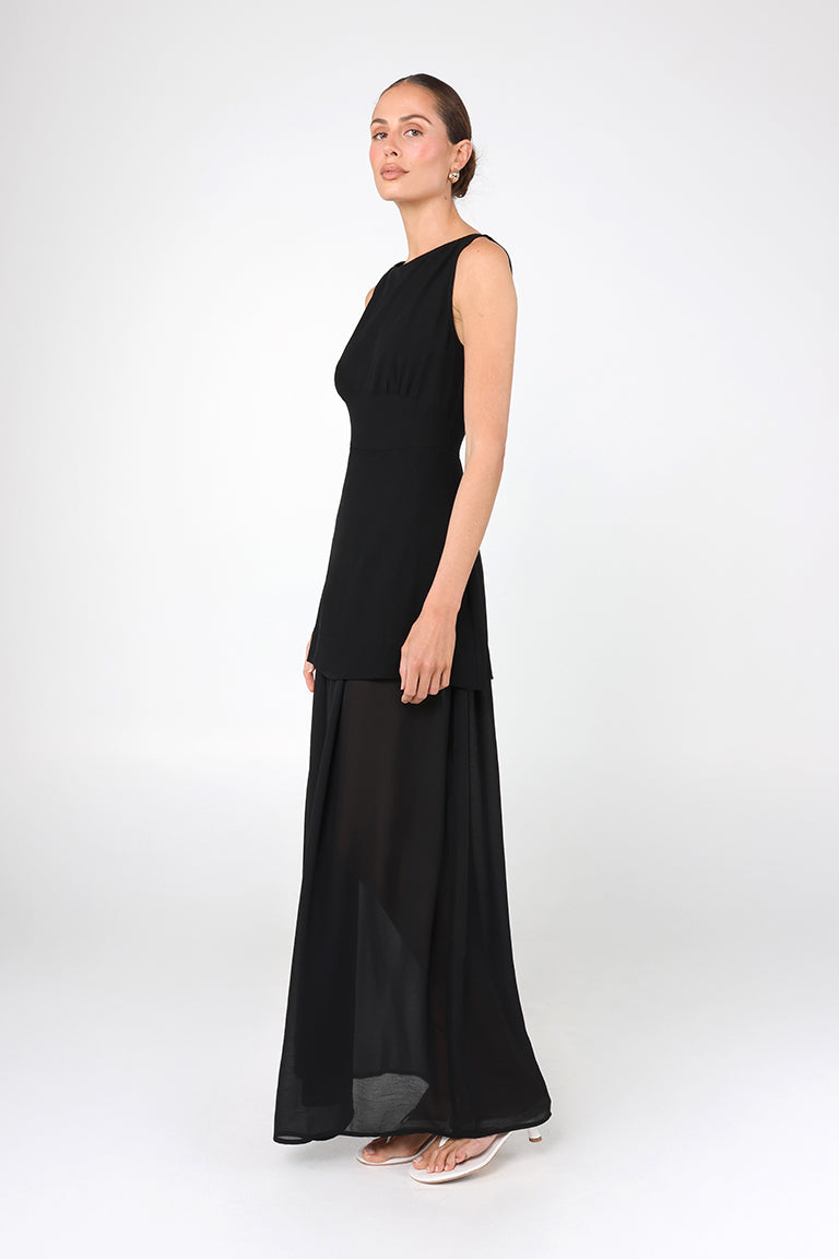 Willa Maxi Dress | Black