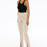 Henley Zip Pants | Oyster