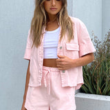 Astrid Denim Shirt | Pink