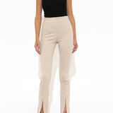 Henley Zip Pants | Oyster