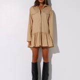 Kenna Mini Dress | Beige