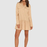 Kenna Mini Dress | Beige
