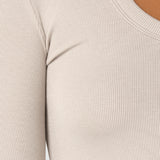 Sinclair Long Sleeve Top | Oyster